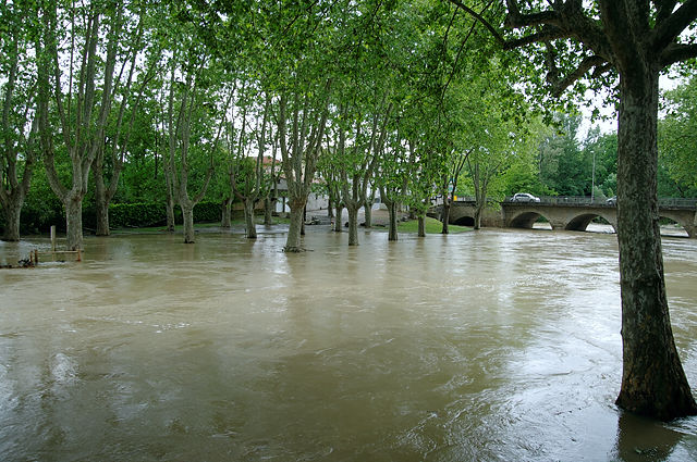 überschwemmter Park ~ Soual
