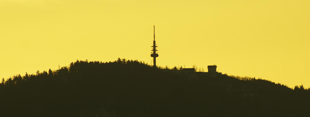 der Blauen im Schwarzwald vor Sonnenaufgang